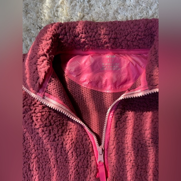 Aerie Dream Sherpa Quarter Zip Sweatshirt🐑♥️ - Picture 7 of 11